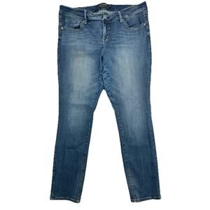 Torrid Premium Boyfriend Womens Size 18 R Blue Denim Jeans Plus Cotton Blend